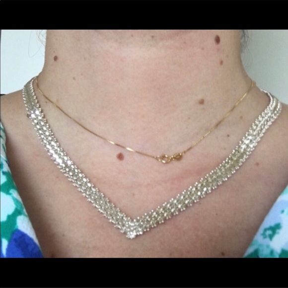 Sterling silver necklaces-bracelet set - Picture 2 of 8